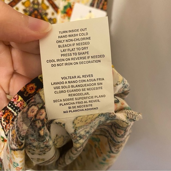 New Altar’d State dress Small Shift Boho Cottagecore Floral Sleeveless Mini - Picture 9 of 9